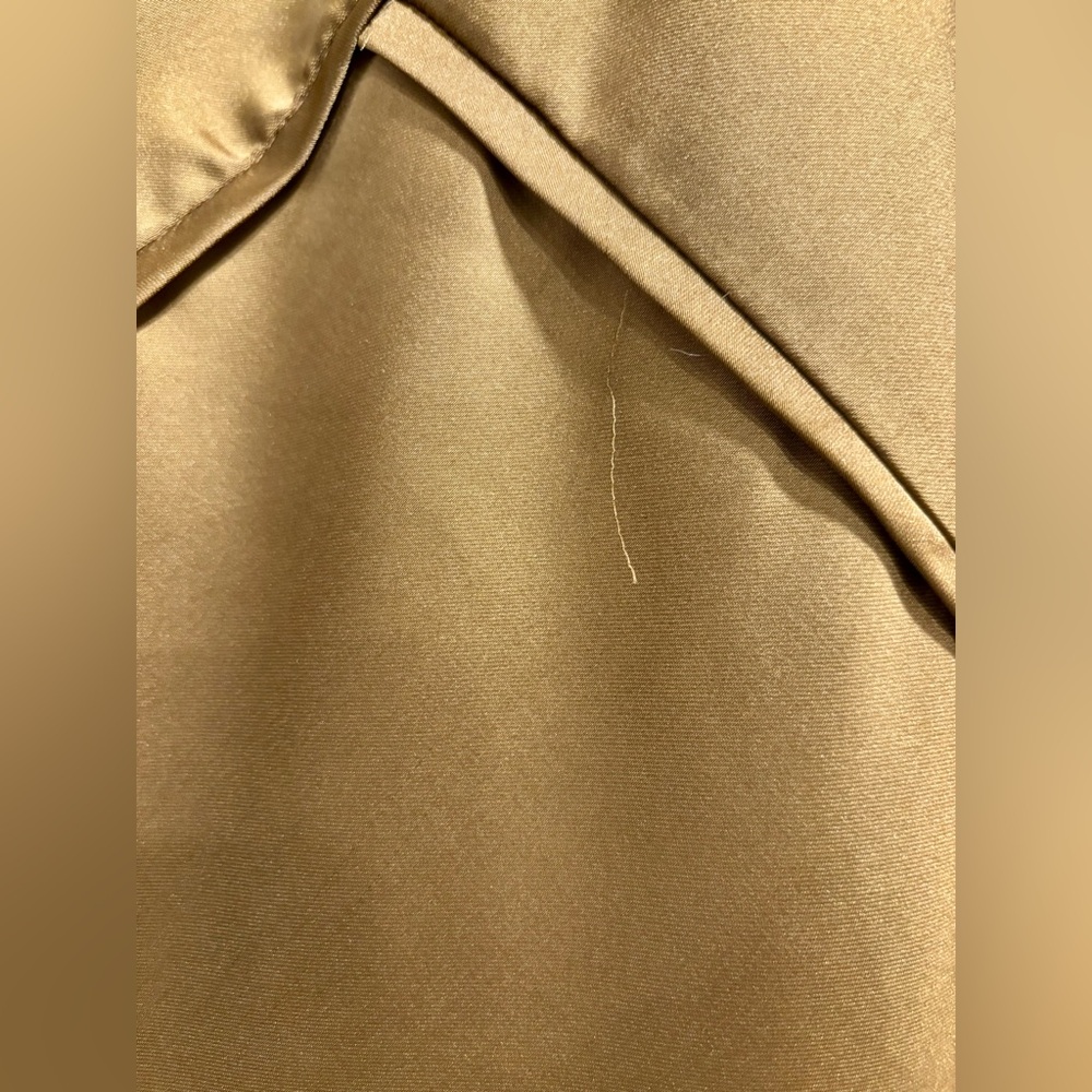 Sincerely Jules Elegant Golden Green Slip Dress Womens XS - Picture 3 of 12